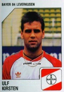 Sticker Ulf Kirsten - German Football Bundesliga 1992-1993 n. 188 - Panini