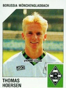 Cromo Thomas Hoersen - German Football Bundesliga 1992-1993 n. 203 - Panini