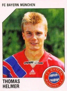 Figurina Thomas Helmer - German Football Bundesliga 1992-1993 n. 215 - Panini
