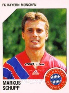 Cromo Markus Schupp - German Football Bundesliga 1992-1993 n. 221 - Panini