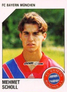 Cromo Mehmet Scholl - German Football Bundesliga 1992-1993 n. 224 - Panini