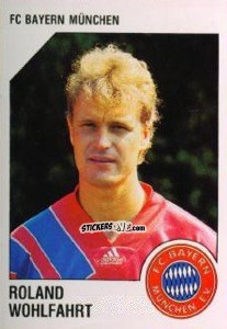 Figurina Roland Wohlfahrt - German Football Bundesliga 1992-1993 n. 226 - Panini