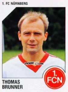 Cromo Thomas Brunner - German Football Bundesliga 1992-1993 n. 234 - Panini