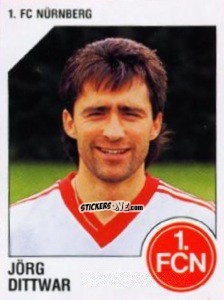 Cromo Jörg Dittwar - German Football Bundesliga 1992-1993 n. 235 - Panini
