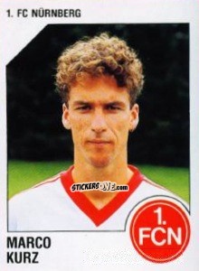 Cromo Marco Kurz - German Football Bundesliga 1992-1993 n. 239 - Panini