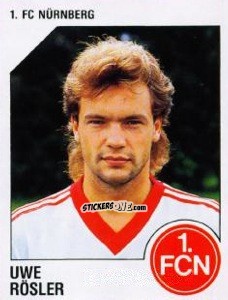 Sticker Uwe Rösler - German Football Bundesliga 1992-1993 n. 244 - Panini