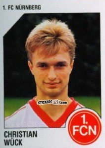 Cromo Cristian Wück - German Football Bundesliga 1992-1993 n. 245 - Panini