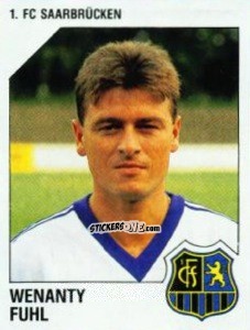 Sticker Wenanty Fuhl - German Football Bundesliga 1992-1993 n. 253 - Panini
