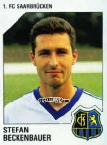 Sticker Stefan Beckenbauer - German Football Bundesliga 1992-1993 n. 254 - Panini
