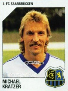 Sticker Michael Krätzer - German Football Bundesliga 1992-1993 n. 266 - Panini