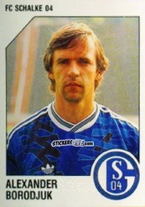 Figurina Alexander Borodjuk - German Football Bundesliga 1992-1993 n. 278 - Panini