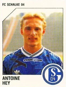 Figurina Antoine Hey - German Football Bundesliga 1992-1993 n. 284 - Panini