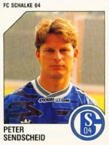 Sticker Peter Senscheid - German Football Bundesliga 1992-1993 n. 285 - Panini