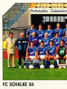 Figurina Mannschaft - German Football Bundesliga 1992-1993 n. 286 - Panini
