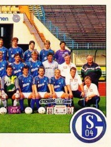 Figurina Mannschaft - German Football Bundesliga 1992-1993 n. 287 - Panini