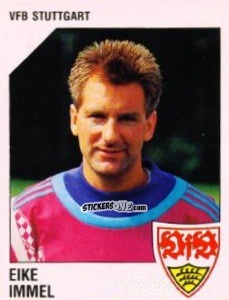 Figurina Eike Immel - German Football Bundesliga 1992-1993 n. 288 - Panini
