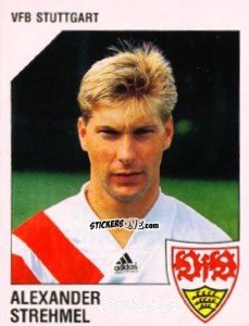 Figurina Alexander Strehmel - German Football Bundesliga 1992-1993 n. 293 - Panini