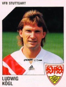 Cromo Ludwig Kögl - German Football Bundesliga 1992-1993 n. 301 - Panini
