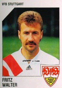 Figurina Fritz Walter - German Football Bundesliga 1992-1993 n. 302 - Panini