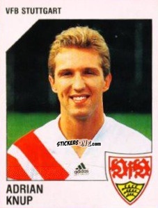 Figurina Adrian Knup - German Football Bundesliga 1992-1993 n. 303 - Panini