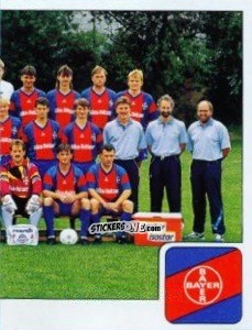 Figurina Mannschaft - German Football Bundesliga 1992-1993 n. 325 - Panini