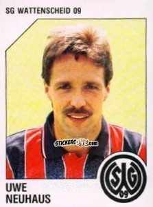 Cromo Uwe Neuhaus - German Football Bundesliga 1992-1993 n. 327 - Panini