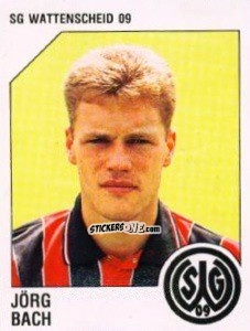 Cromo Jörg Bach - German Football Bundesliga 1992-1993 n. 328 - Panini