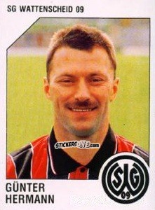Figurina Günter Hermann - German Football Bundesliga 1992-1993 n. 330 - Panini