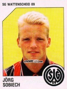 Sticker Jörg Sobiech - German Football Bundesliga 1992-1993 n. 332 - Panini