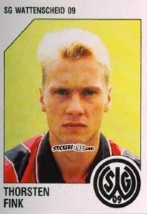 Cromo Thorsten Fink - German Football Bundesliga 1992-1993 n. 334 - Panini