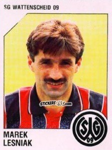 Figurina Marek Lesniak - German Football Bundesliga 1992-1993 n. 339 - Panini