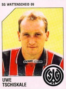Sticker Uwe Tschiskale - German Football Bundesliga 1992-1993 n. 341 - Panini