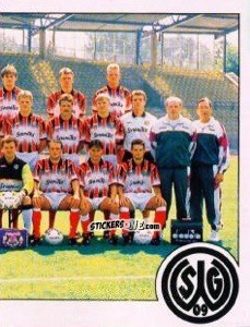 Sticker Mannschaft - German Football Bundesliga 1992-1993 n. 344 - Panini