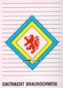 Figurina Wappen Eintracht Braunschweig - German Football Bundesliga 1992-1993 n. 352 - Panini
