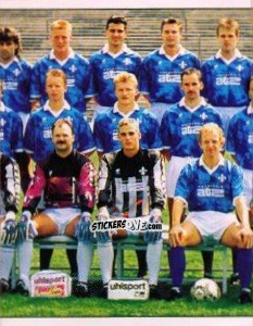 Cromo Mannschaft SV Darmstadt 98 - German Football Bundesliga 1992-1993 n. 358 - Panini