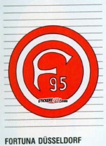 Sticker Wappen Fortuna Düsseldorf - German Football Bundesliga 1992-1993 n. 361 - Panini
