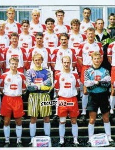 Sticker Mannschaft Fortuna Düsseldorf - German Football Bundesliga 1992-1993 n. 363 - Panini