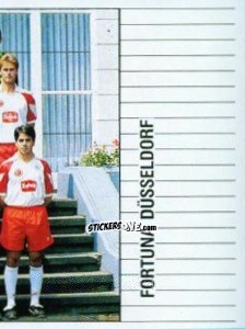 Sticker Mannschaft Fortuna Düsseldorf - German Football Bundesliga 1992-1993 n. 364 - Panini