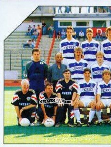 Sticker Mannschaft MSV Duisburg - German Football Bundesliga 1992-1993 n. 366 - Panini