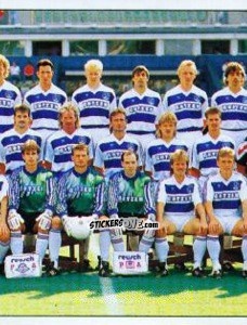 Sticker Mannschaft MSV Duisburg - German Football Bundesliga 1992-1993 n. 367 - Panini