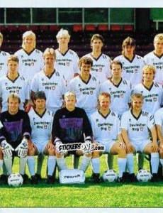 Cromo Mannschaft FC St. Pauli - German Football Bundesliga 1992-1993 n. 374 - Panini