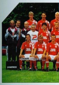 Figurina Mannschaft Hannover 96 - German Football Bundesliga 1992-1993 n. 377 - Panini