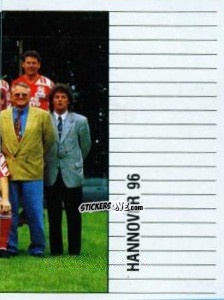 Figurina Mannschaft Hannover 96 - German Football Bundesliga 1992-1993 n. 379 - Panini