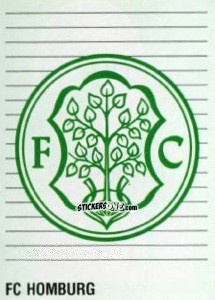 Sticker Wappen FC Homburg - German Football Bundesliga 1992-1993 n. 381 - Panini