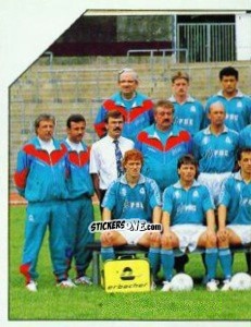 Sticker Mannschaft FC Homburg - German Football Bundesliga 1992-1993 n. 382 - Panini