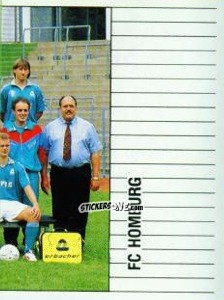 Sticker Mannschaft FC Homburg - German Football Bundesliga 1992-1993 n. 384 - Panini