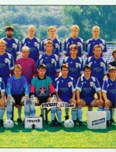 Cromo Mannschaft FC Carl Zeiss Jena - German Football Bundesliga 1992-1993 n. 387 - Panini
