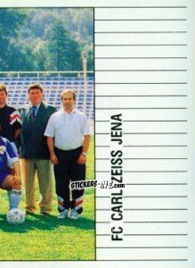 Cromo Mannschaft FC Carl Zeiss Jena - German Football Bundesliga 1992-1993 n. 388 - Panini