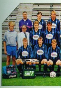 Sticker Mannschaft SV Waldhof Mannheim - German Football Bundesliga 1992-1993 n. 397 - Panini