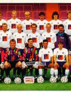 Figurina Mannschaft VfL Osnabrück - German Football Bundesliga 1992-1993 n. 414 - Panini